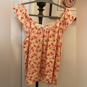 Loft floral blouse size M